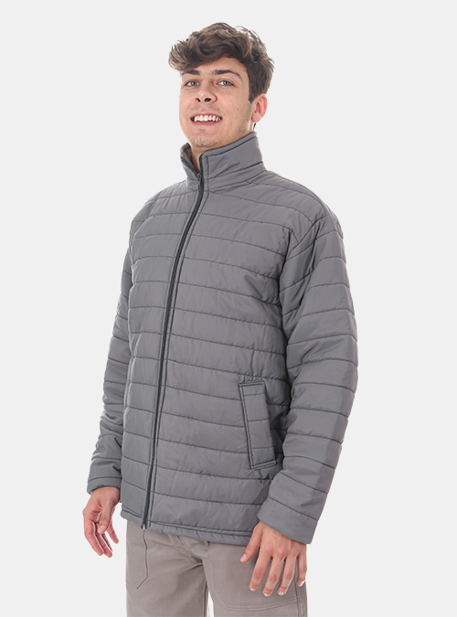 Jaqueta Puffer Cinza
